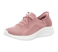 Skechers Mujer Ultra Flex 3.0 Brilliant Path Slip-In ENTRENADOR, Mauve Knit/Pink Trim, 40 EU