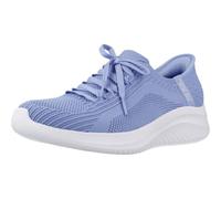 Skechers Ultra Flex 3.0 Brilliant Path, Zapatillas Mujer, Ribete Rosa de Punto Bígaro, 35 EU
