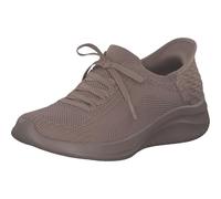 Skechers Mujer Ultra Flex 3.0 Pure Color Zapatillas, Dark Taupe Knit/Trim, 36 EU