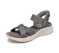 Skechers Mujer Ultra Flex 3.0 Sandal Never Better Sandalias, Taupe Mesh/Gore, 37 EU