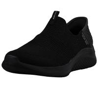 Skechers Mujer Ultra Flex 3.0 Smooth Step Slip-In ENTRENADOR, Black Knit/Jersey/Trim, 40 EU