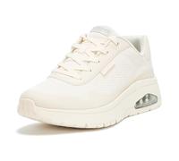 Skechers Mujer UNO Flex Spring ON Air Zapatillas, Off White Hot Melt/Mesh, 37 EU