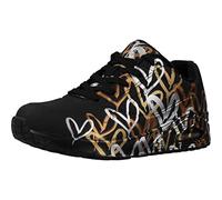 Skechers Zapatillas para mujer Uno-Metallic Love 155523-BKGD Negro Talla 38 EU