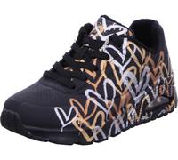 Skechers Zapatillas para mujer Uno-Metallic Love 155523-BKGD Negro Talla 38 EU