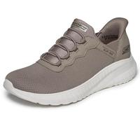 Skechers Mujer Zapatillas Hands-Free Slip-Ins Bobs Squad Chaos Daily Inspiration, Taupe Knit, 40 EU