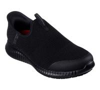 Skechers Mujer Zapatos - Cessnock - Gwynedd Trabajo en Negro, 3-8-GAR108127EC