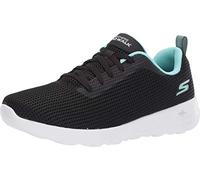 Skechers Mujeres Calzado Atlético, Black/Aqua, Talla 11