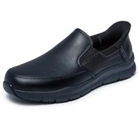 Skechers Nampa Broxtin Hands Free Slip In, Zapatos para Servicio de Alimentos Hombre, Negro, 42 EU