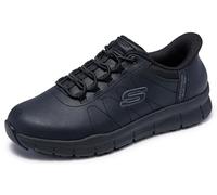Skechers Nampa-Cottonbud Bungee Athletic Sr - Zapatos de trabajo para mujer, Negro -, 39.5 EU