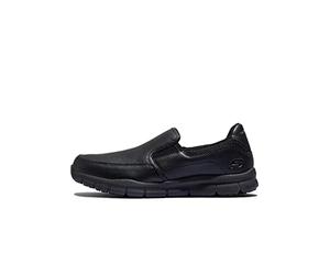 Skechers Nampa-Groton Zapato de Servicio de Alimentos.Hombre | Trabajo, inspiración atlética, ajuste relajado, espuma viscoelástica, peligro eléctrico, antideslizante, Bingee