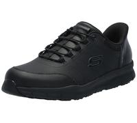 Skechers Nampa-Knotly Bungee Athletic Sr - Zapatos de Servicio de Alimentos para Hombre, Negro -, 43 EU