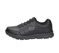 Skechers Nampa Osil, Zapatos de Servicio médico Hombre, Black Synthetic, 41 EU