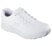 Skechers Nampa OsilMedical Service - Zapatos para Hombre, Blanco sintético, 45.5 EU