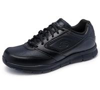 Skechers NampaFood Service - Zapatos para Hombre, Negro, 10.5 Wide