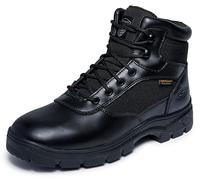 Skechers New Wascana-Benen, Bota táctica y Militar Hombre, Negro, 45.5 EU