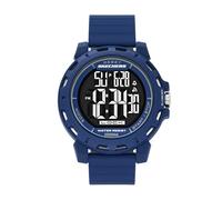 Skechers Newkirk Reloj digital de silicona azul para hombre (modelo: SR5252)