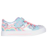 Skechers niÃ±a Twinkle Toes: Twinkle Sparks - Jumpin' Clouds en Turquesa, talla 28.5