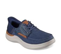 Skechers Niko Moc Toe Bungee Lace Slip-ins RF: Hasting - Zapatos sin Cordones para Hombre, Azul Marino, 10.5 Wide