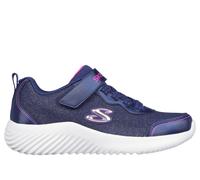 Skechers Bounder Girly Groove, Zapatos deportivos Niñas, Navy Mesh/Trim, 29 EU