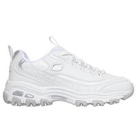 Skechers niña D'Lites - Biggest Fan en Blanco/Plata, talla 28