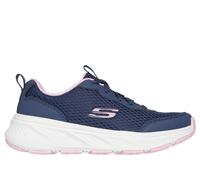 Skechers niña Edgeride en Navy/Lavanda, talla 28.5, lavable a máquina