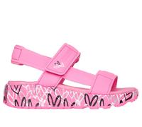 Skechers niña JGoldcrown: UNO Lite Sandal - Sunny Love en Rosa Caliente, talla 35