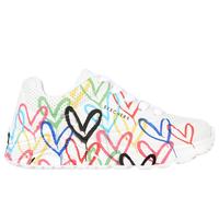 Skechers niña JGoldcrown: UNO Lite - Spread the Love en Blanco, talla 38