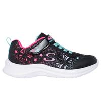 Skechers Jumpsters 2.0 Butterfly Flush para niña, Negro KPU Multi Trim, 10 UK Child