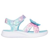 Skechers - Jumpsters Sandal Butterfly Brites, Sandalias planas Bebés niñas, Blue, 33 EU