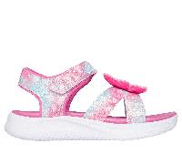 Skechers niña Jumpsters Sandal - Butterfly Brites en Rosa, talla 29