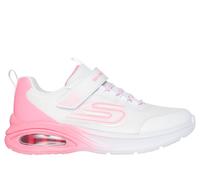 Skechers niña Microspec Max Advance - Fly 3.0 en Blanco/Rosa Caliente, talla 34