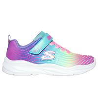 Skechers niña Power Jams - Pastel Speed en Turquesa, talla 33.5