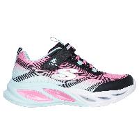 Skechers niña S-Lights: Cosmic Glow en Negro, talla 30