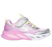 Skechers niña S-Lights: Cosmic Glow en Plata, talla 33
