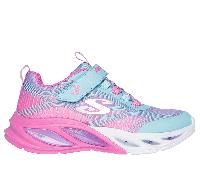 Skechers niña S-Lights: Cosmic Glow en Turquesa, talla 27.5