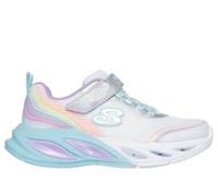 Skechers niña S-Lights: Cosmic Glow - Rainbow Dream en Plata, talla 34