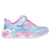 Skechers niña S-Lights: Eternal Heart Lights en Azul Claro, talla 27