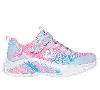 Zapatillas skechers rainbow cruisers - rainbow re niña light blue