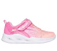 Skechers niña S-Lights: Sola Glow - Color Breeze en Rosa, talla 32