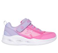 Skechers niña S-Lights: Sola Glow - Ombre Deluxe en Lavanda/Rosa, talla 33.5