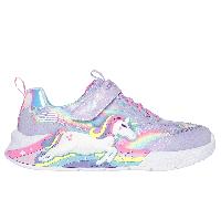 SKECHERS Zapatillas deportivas 'Unicorn Chaser' turquesa / amarillo / lavanda / rosa claro 33,5 EUR