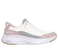 Skechers Zapatillas de Espuma Contour para niña, Malla Blanca/Lavanda sintética, Talla 11 UK Child