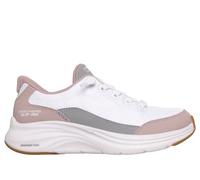 Skechers niña Slip-ins: Contour Foam - Cozy Fit en Blanco/Lavanda, talla 30