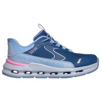 Skechers niña Slip-ins: Glide-Step - Vista Lane en Navy/Violeta, talla 35.5