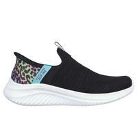 Skechers niña Slip-ins: Ultra Flex 3.0 - Colory Wild en Negro, talla 32