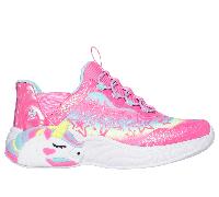 Skechers niña Slip-ins: Unicorn Dreams - Starry Lite en Rosa, talla 33