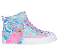 Skechers niña Twinkle Toes: Seashell Magic - Mermaid Sea en Azul, talla 27.5