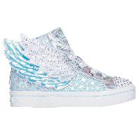 Skechers niña Twinkle Toes: Twi-Lites 2.0 - Dreamy Wings en Azul Claro, talla 27.5