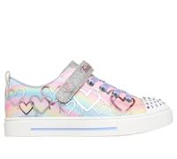 Skechers niña Twinkle Toes: Twinkle Sparks - Ombre Love en Plata, talla 33