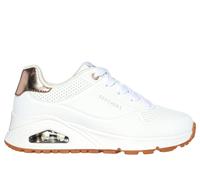 Skechers niña UNO Gen1 - Shimmer Away en Blanca, talla 36.5